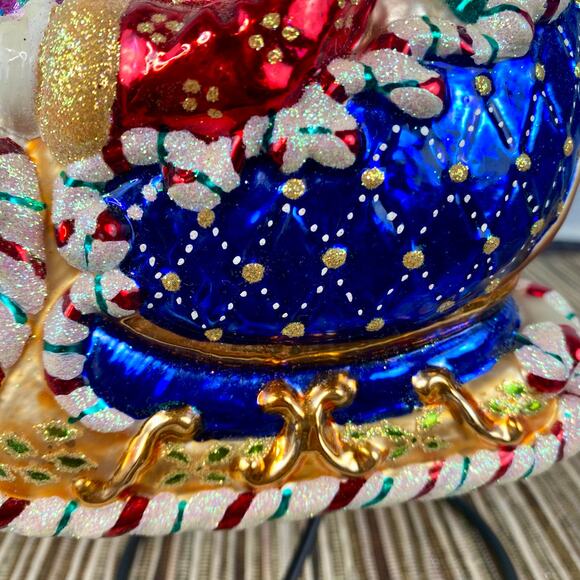 Christopher Radko CANDY RIDE Limited Edition Blown Glass 1999 Ornament - Picture 3 of 13